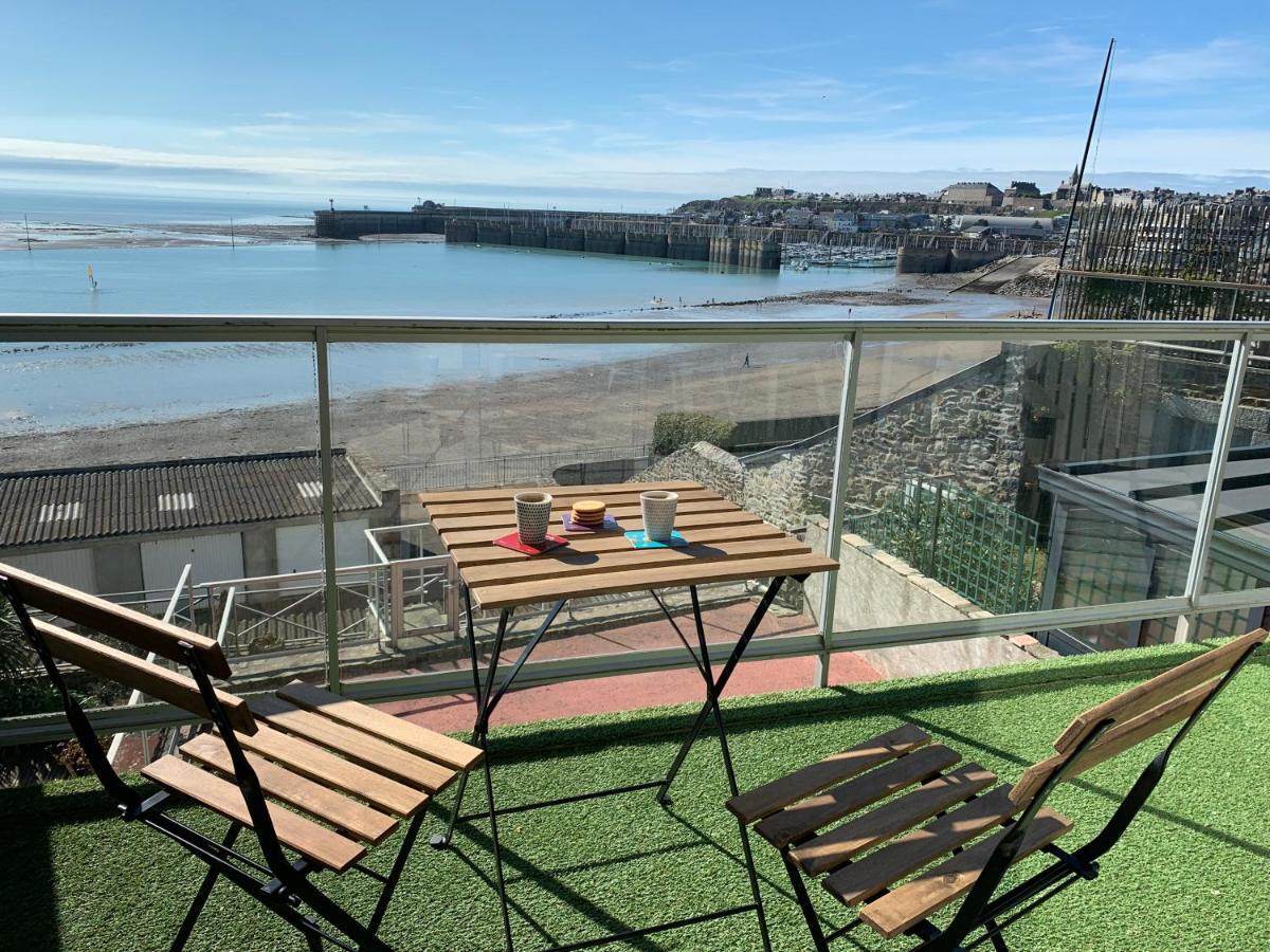 Un Balcon Sur La Mer, Acces Direct A La Plage Granville Eksteriør bilde